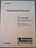 Picture of Sony UVW-1800/1800P Operation Instructions