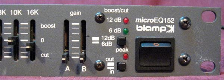 Image sur Biamp MicroEQ 152, Stereo Graphic EQ