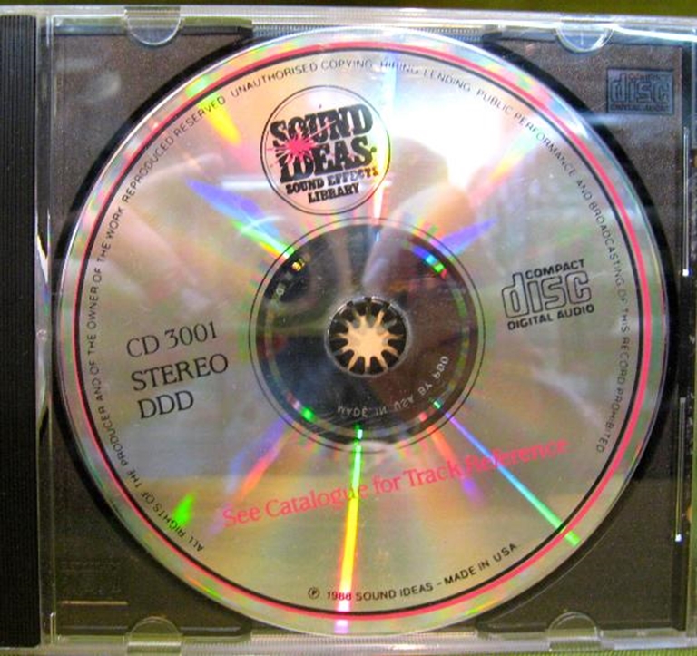 Picture of Sound Ideas Sound Effects Library 3000 Series CDs