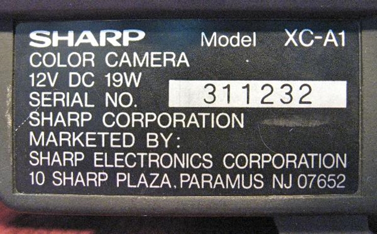 Afbeelding van Sharp XC-A1 3 Tube Camera w Canon J15x9.5, for Parts.
