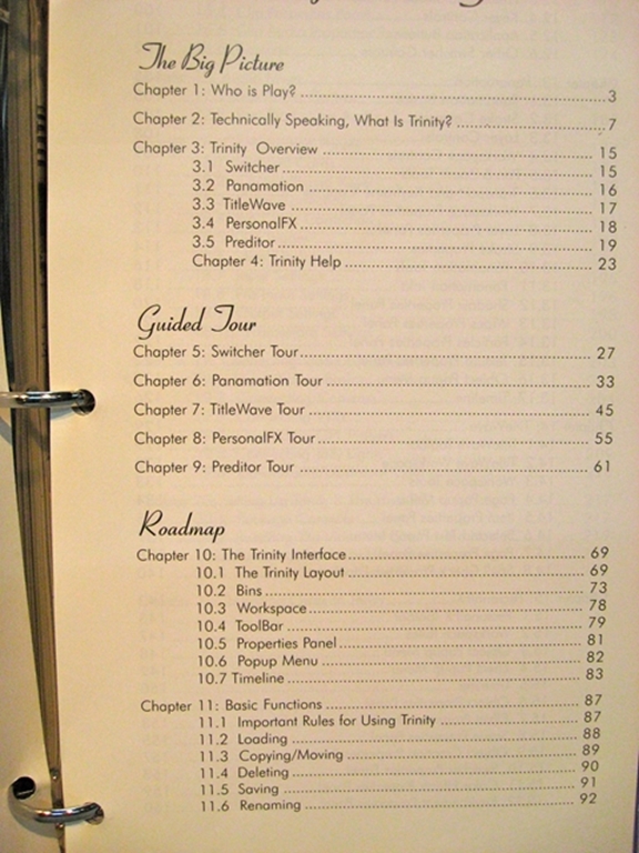 Picture of Trinity Graphic Content-Project and User's Guides