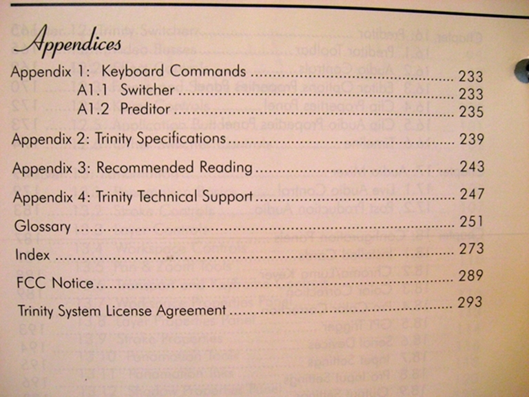 Picture of Trinity Graphic Content-Project and User's Guides