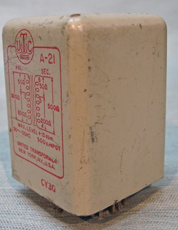 Image sur UTC  A-21 Matching Transformer