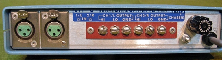 Picture of ATI M-1000-1 Dual Mic Preamp