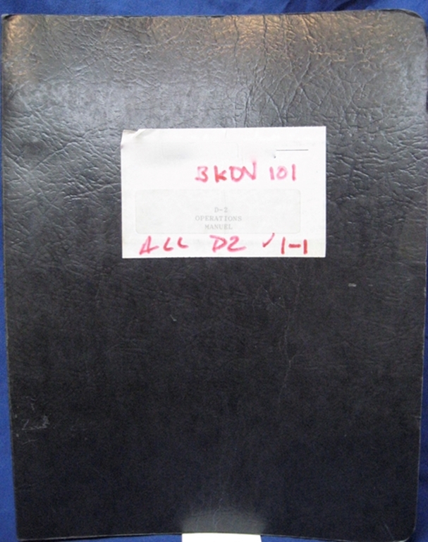 Picture of Sony BKDV-101 Operations Manual.