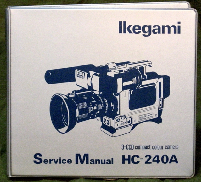 Picture of Ikegami HC-240A Service Manual