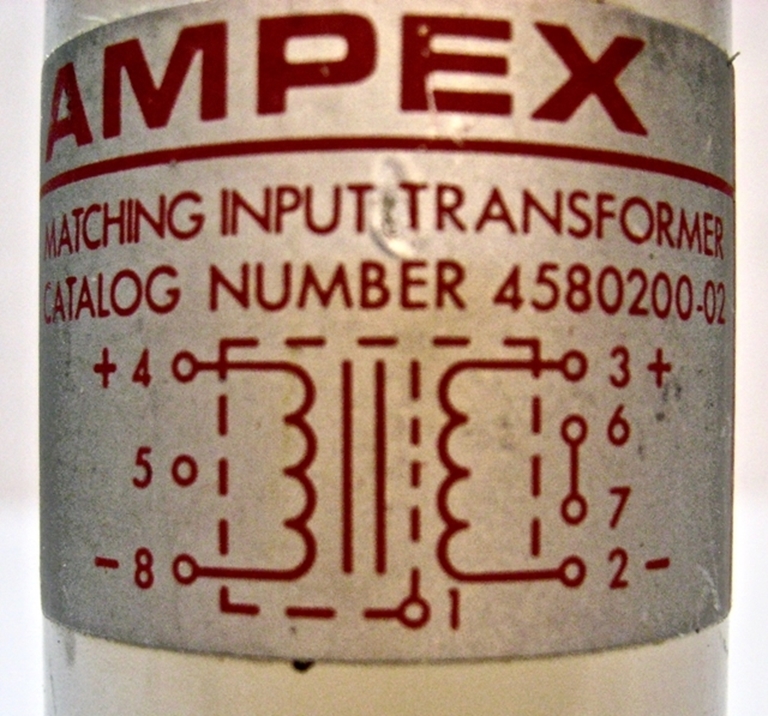 Picture of Ampex Balanced Matching Input transformer pn 4580200-02