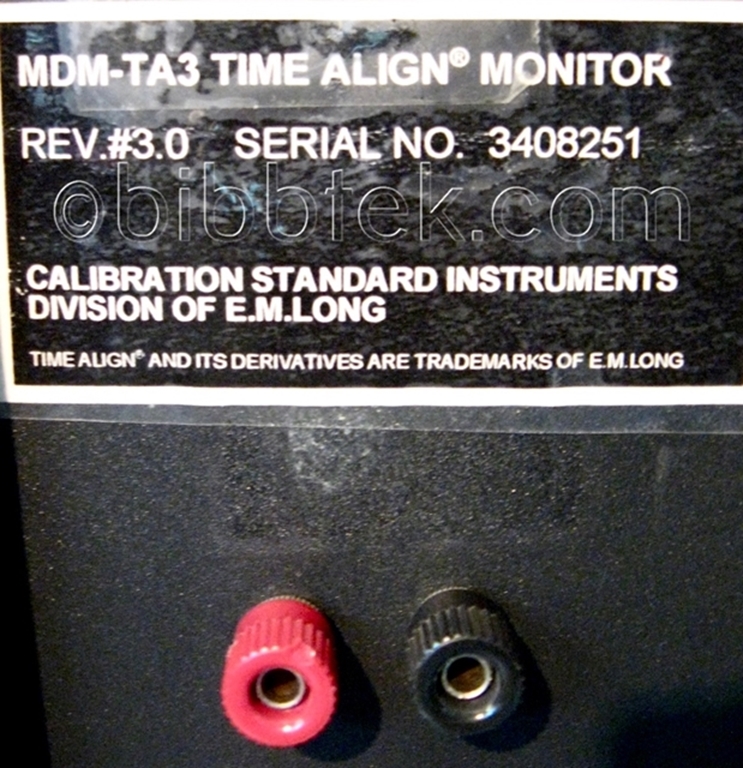 Picture of Calibration Standard Instruments MDM-TA3 Time Align Monitors by E.M. Long