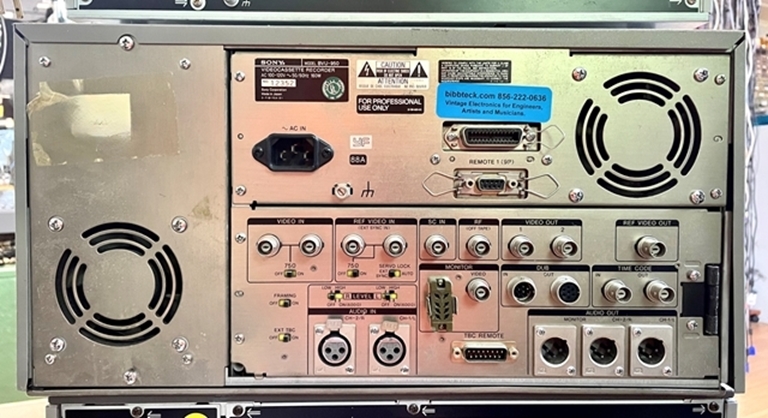 Picture of Sony BVU 950 sn12352, Umatic Editing deck, SOLD OUT.