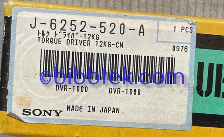 Image sur Sony VTR  Alignment Tools, over 40 items.
