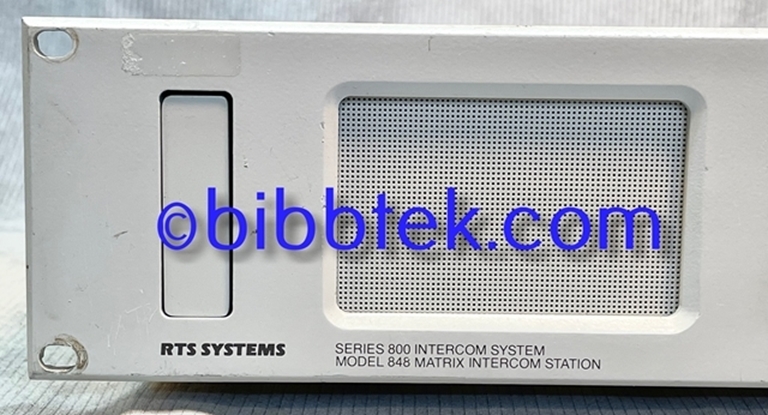 Picture of RTS Model 848 Intercom master stations.