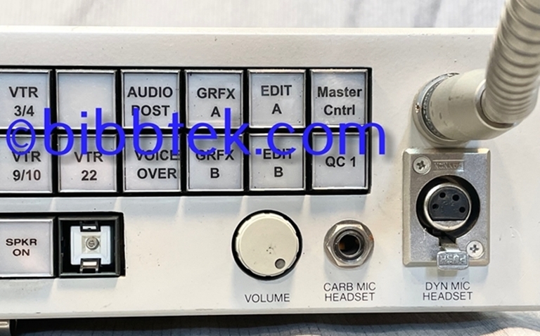 Picture of RTS Model 848 Intercom master stations.
